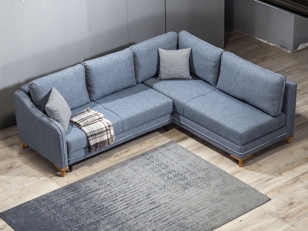 Onurdesign Derya Köşe Koltuk Sandıklı Bazalı Çekyatlı Köşe Koltuk Takımı