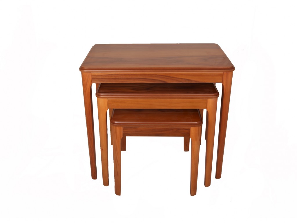 Wood Ahşap 3lü Zigon Sehpa