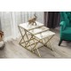 X Metal Gold Zigon Sehpa