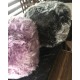 Peluş Puf konforlu Beyaz-Sarı-Pembe-Mavi-Rangarenk  Puflar