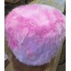 Peluş Puf konforlu Beyaz-Sarı-Pembe-Mavi-Rangarenk  Puflar
