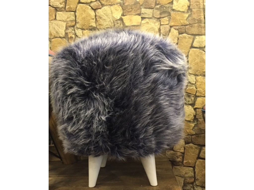 Peluş Puf konforlu Beyaz-Sarı-Pembe-Mavi-Rangarenk  Puflar