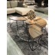 Onurdesign Lucca Mdf Ceviz Kaplama Orta Sehpa 4+1