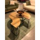 Onurdesign Lucca Mdf Ceviz Kaplama Orta Sehpa 4+1