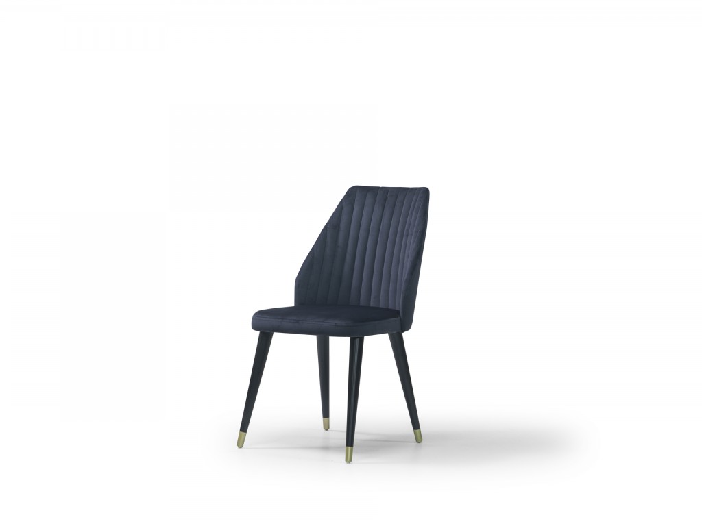 onurdesign Nisa Sandalye Ahşap Kasa Gold Uçlu Ahşap Ayaklı Sandalye