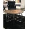 Onurdesign Sossa Metal Orta Sehpa Crom Kaplama Üst Ceviz Mdf 4 Parça