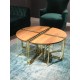 Onurdesign Sossa Metal Orta Sehpa Crom Kaplama Üst Ceviz Mdf 4 Parça Onurdesign Sossa Metal Orta Sehpa Crom Kaplama Üst Ceviz Mdf 4 Parça